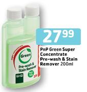 Pnp Green Super Concentrate Pre Wash & Stain Remover-200ml