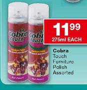 Cobra Touch Furniture Polish Assorted-275ml each