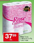 Dinu Rose Collection 2-Ply Toilet Rolls-9's