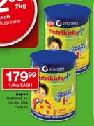 Aspen Nutrikids 1+ Vanilla Milk Powder-1.8kg Each