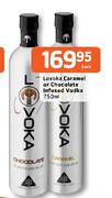 Lovoka Caramel Or Chocolate Infused Vodka-750ml