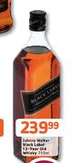 Johnny Walker Black Label 12-Year Old Whisky-750ml