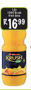 100% Krush Fruit Juice-1.5Ltr