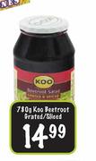 Koo Beetroot Grated/Sliced-780g