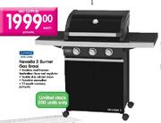 Cadac Nevada 3 Burner Gas Braai