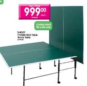 Shoot TT2000 MK2 Table Tennis Table