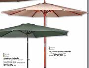 Terrace Leisure Deluxe Wooden Umbrella-3m Each