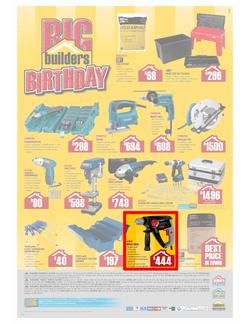 Builders Warehouse : Big Builders Birthday (23 Sep - 7 Oct) - JHB Central Only, page 8
