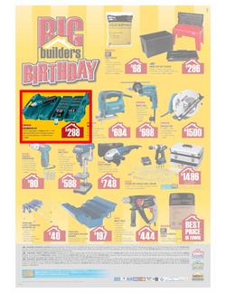 Builders Warehouse : Big Builders Birthday (23 Sep - 7 Oct) - JHB Central Only, page 8