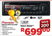 Pioneer USB/CD/MP3 Player (DEH-1450)