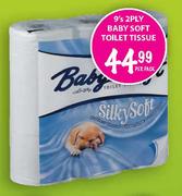 Baby Soft 2-Ply Toilet Tissue-9's