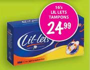 Lil-Lets Tampons-16's