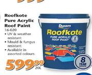 Duram Roofkote Pure Acrylic Roof Paint-20Ltr 