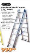 Tuffstep Aluminium Multi Purpose 5 In 1 Ladder