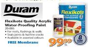 Duram Flexikote Quality Acrylic Water Proofing Paint-5Ltr