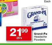 Grand-Pa Headache Powders-25's