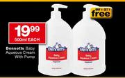 Bennetts Baby Aqueous Cream With Pump-500ml Each