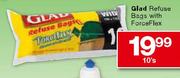 Glad Refuse Bags With Forceflex-10's
