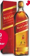 Johnnie Walker Red Label Whisky-750ml Each
