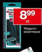 Housebrand Weggooiskeermesse-10's