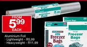 Housebrand Aluminium Foil Lightweight-Each