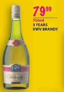 3 Years KWV Brandy-750ml