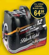 Carling Black Label-12x330ml