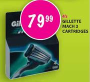 Gillette Mach 3 Cartridges-4's