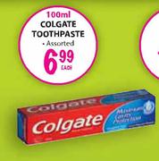 Colgate Toothpaste - 100ml Each