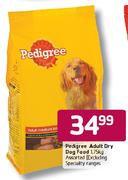 Pedigree Adult Dry Dog Food Assorted-1.75kg