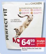 Perfect Fit Dry Cat Food Assorted-1.4kg Each