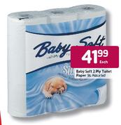 Baby Soft 2-Ply Toilet Paper Assorted-9's Each