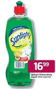 Sunlight Dishwashing Liquid Assorted-750ml