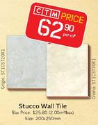 Stucco Wall Tile 200 x 250mm-Per Sqm