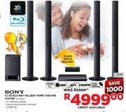 Sony 5.1 3D Blu-Ray Tallboy Home Theatre System