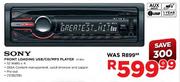 Sony Front Loading USB/CD/MP3 Player