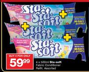 Sta-Soft Fabric Conditioner Refill Assorted-4x500ml