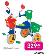 Kiddies Tricycle With 2 Baskets Each