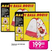 Playhouse With 100 Balls Each