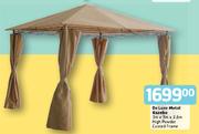 De Luxe Metal Gazebo - 3m x 3m x 2.6m