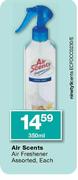Air Scents Air Freshener Assorted-350ml Each