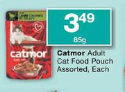 Catmor Adult Cat Food Pouch Assorted-85g each