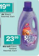 Sta-Soft Fabric Softener Assorted-2ltr Each