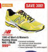 NB Neutral 1080 V2 Men's & Women's Running Shoes