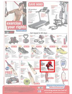Sportsmans Warehouse : Get Active This Summer (22 Nov - 2 Dec 2012), page 8
