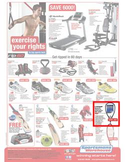 Sportsmans Warehouse : Get Active This Summer (22 Nov - 2 Dec 2012), page 8