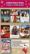 Christmas DVDs The Family Holiday/For The Love Of A Dog/The Flight Before Christmas-5's