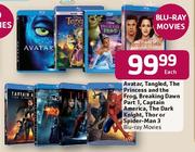 Blu-Ray Movies Captain America/The Dark Knight/Thor Or Spider-Man 3-Each