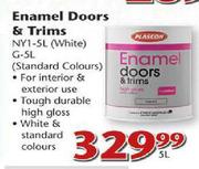Plascon Enamel Doors & Trims-5Ltr 