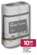 Pnp Roller Towels Assorted-2's Each